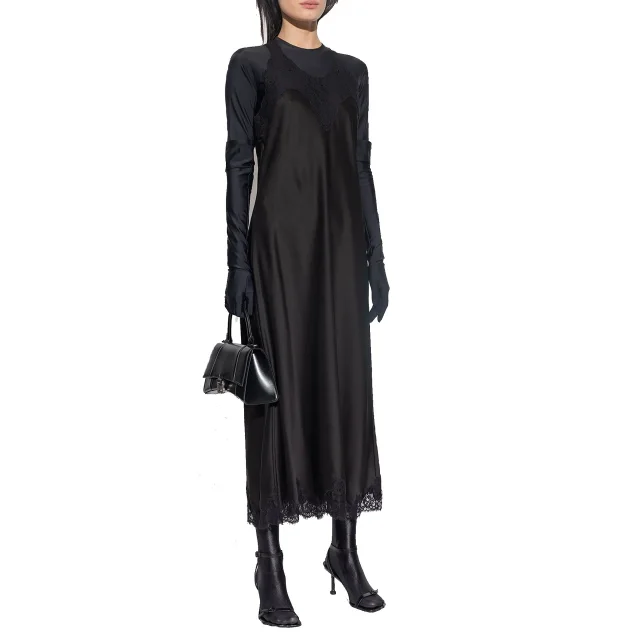 Balenciaga Satin Strappy Midi Dress, photo 3 of 5 from Balardi