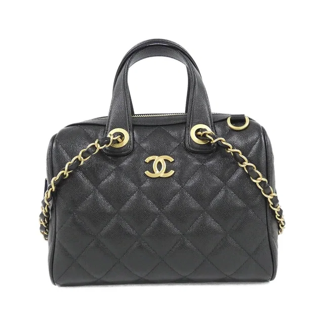Chanel Bag Handbag Black in Black Caviar leather from The Reluxe