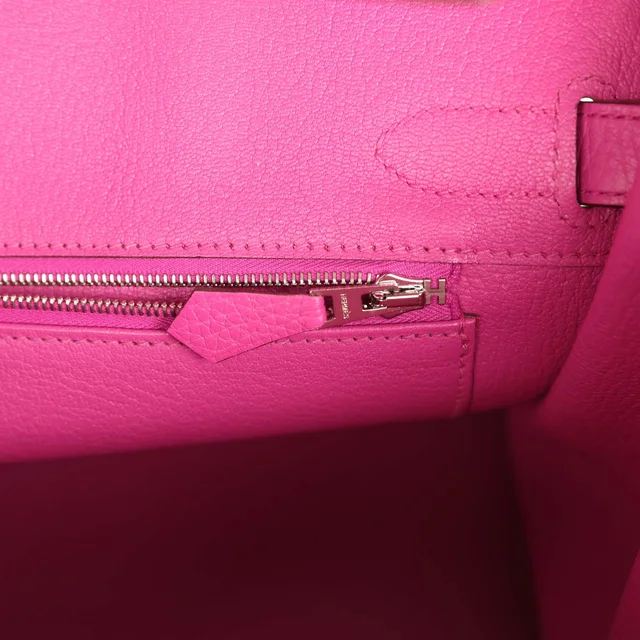 Hermès Birkin 30 Magnolia Clemence Palladium Hardware in Pink Clemence from Madison Avenue Couture, photo 1 of 1