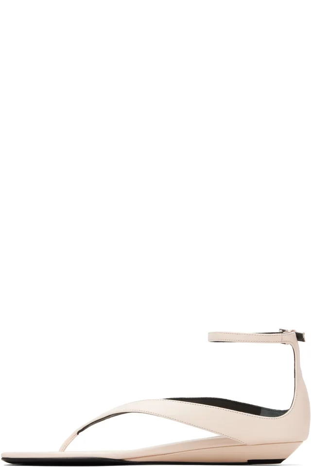 Loulou de Saison Pink Zio Flip Flop Sandals, photo 3 of 5 from SSENSE
