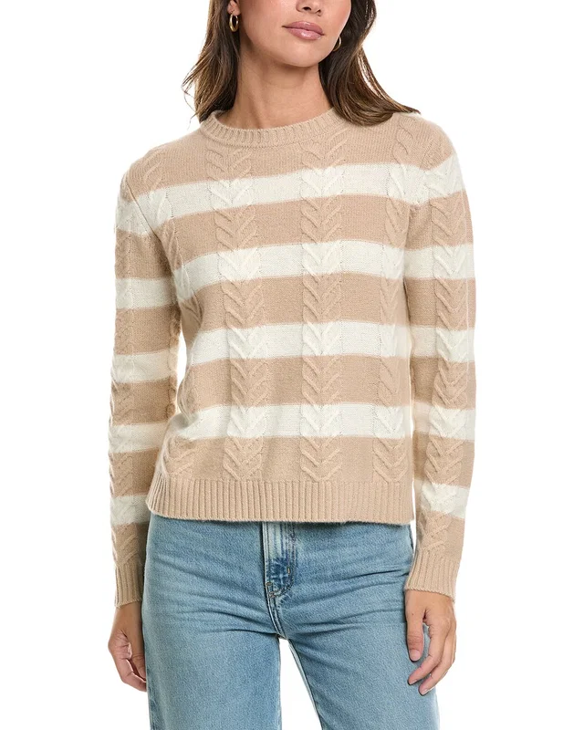 Alashan Cashmere Stripe Cashmere & Angora-Blend Sweater, image 1 of 1 from Rue La La