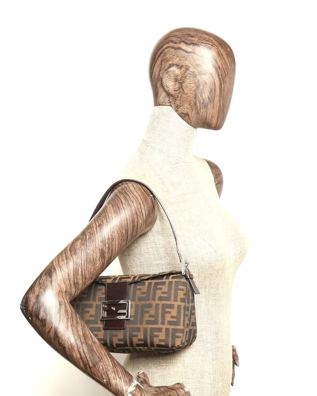 Fendi Zucca Fold Over Baguette Bag in Canvas from A Retro Tale, photo 7 of 7