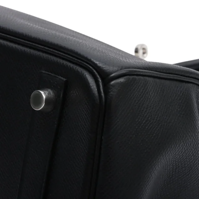 Hermès 2007 Birkin 30 Black in Black Epsom leather from VINTAGE QOO TOKYO, photo 10 of 15