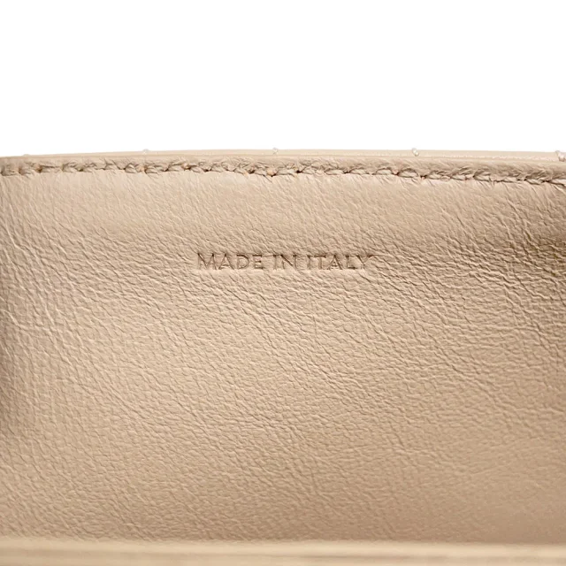 Celine C Medium Quilted ChainShoulder Bag Beige187253BFC Leather in Leather from GALLERY RARE, photo 17 of 18
