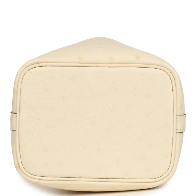 Hermès Micro Picotin Lock 14 Nata Ostrich Palladium Hardware in Ostrich from Madison Avenue Couture, photo 6 of 8