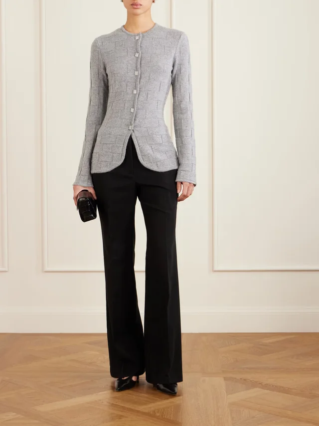 TOVE Uma cashmere cardigan in Grey, photo 2 of 2 from NET-A-PORTER (Canada)