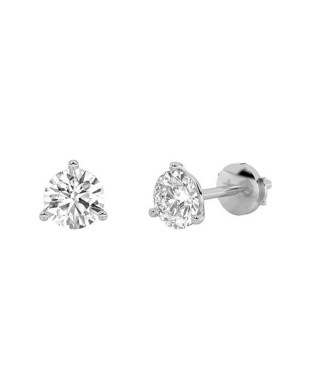 Lab Grown Diamonds 14K 3.50 ct. tw. Lab-Grown Diamond Earrings, image 1 of 1 from Rue La La
