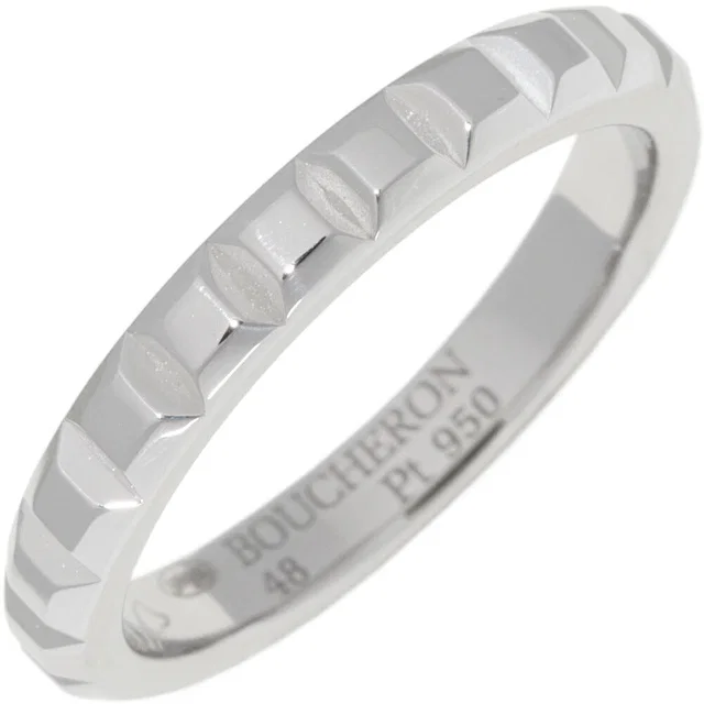 Boucheron Quatre Clou De Paris Pt950 Ring Size 48 from LuxUness
