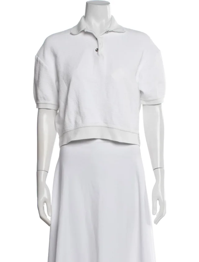 Loro Piana Chikugo Short Sleeve Polo in white from The RealReal