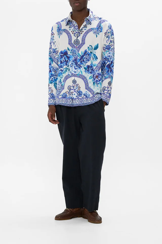 Camilla eBoutique LONG SLEEVE HIDDEN PLACKET SHIRT A CERAMIC GARDEN from CAMILLA, photo 1 of 1