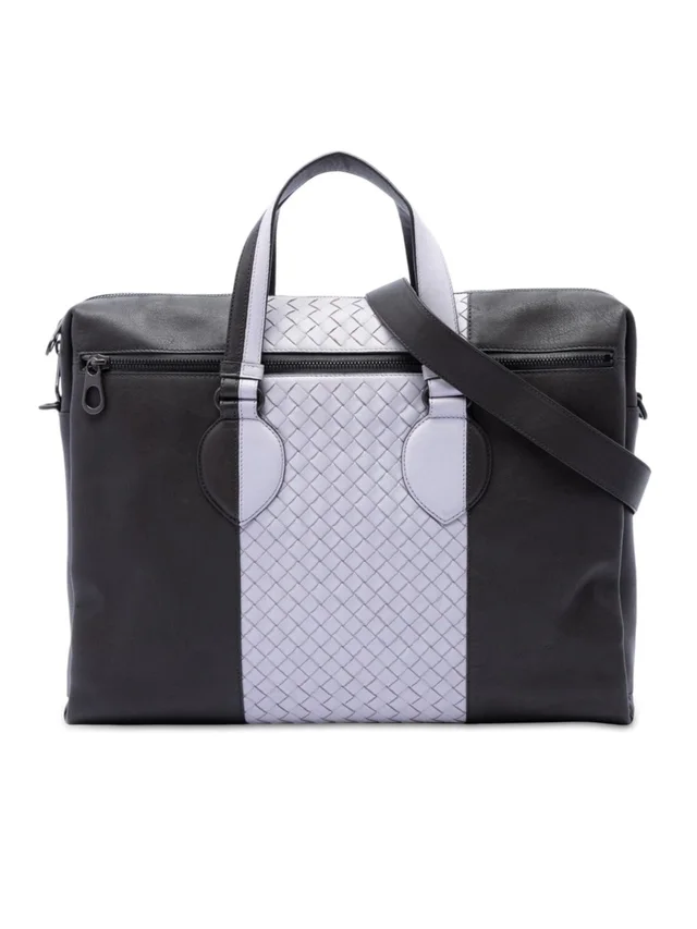 Bottega Veneta Bicolor Intrecciato #335122b75b in black Woven leather from Poshmark