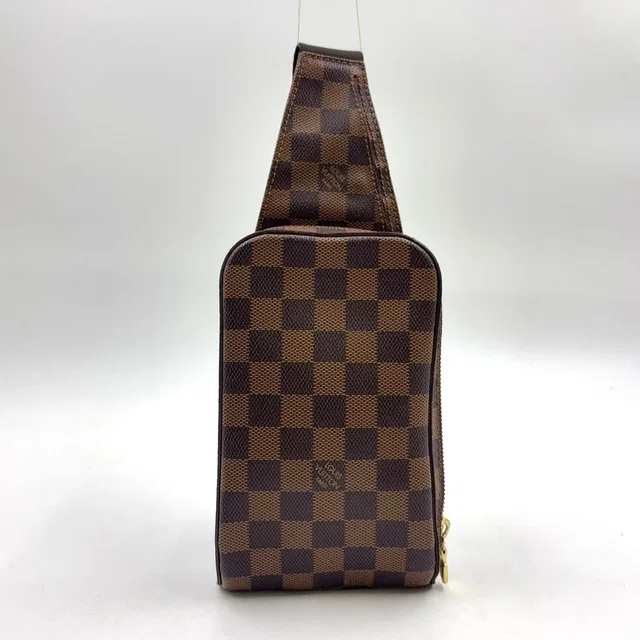 Louis Vuitton Geronimos Brown Belt Bag Gold in Brown from The Reluxe