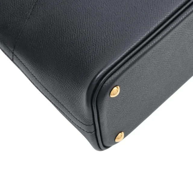Hermès 2018 Bolide 27 Black in Black Epsom leather from VINTAGE QOO TOKYO, photo 9 of 17