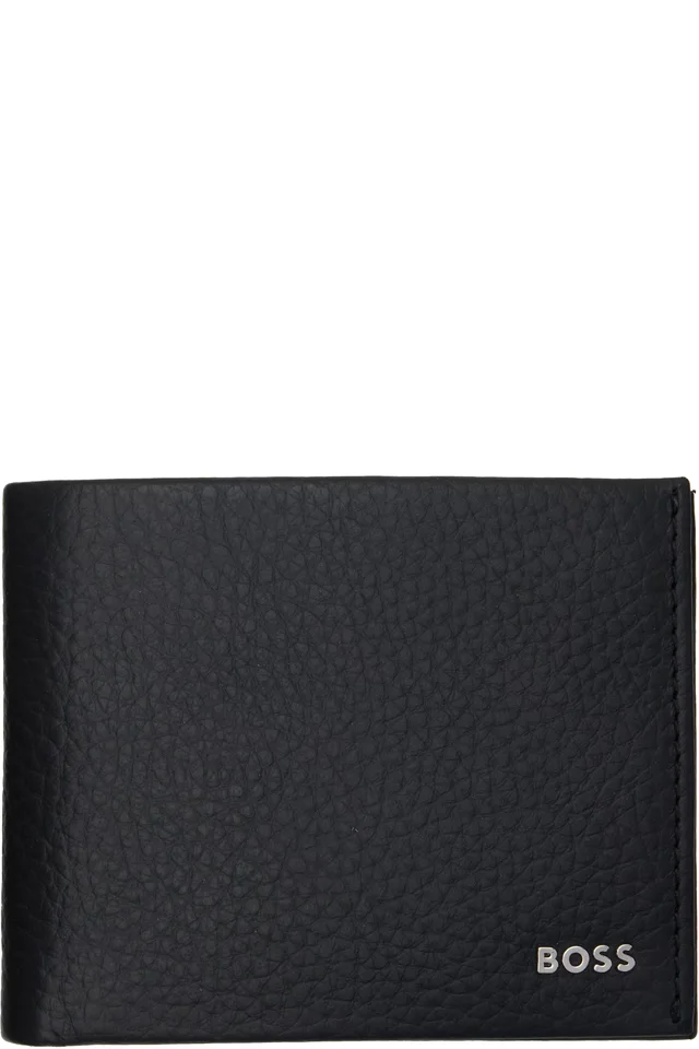 BOSS Black Logo-Lettering Wallet, image 1 of 1 from SSENSE