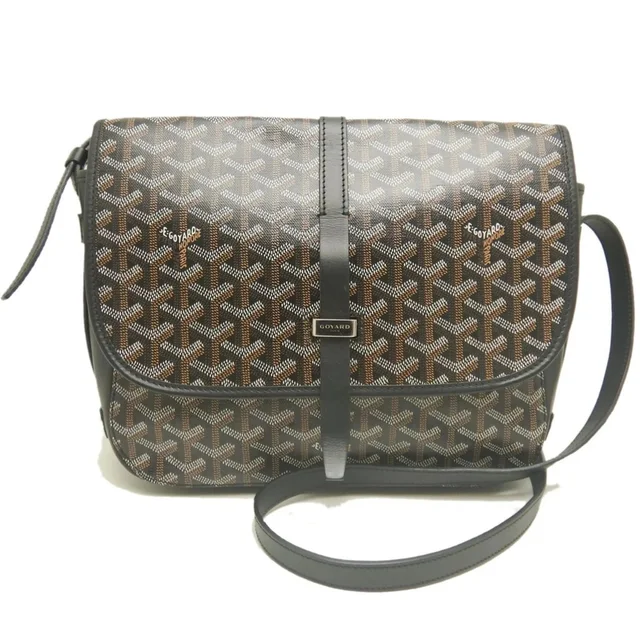 Goyard Belvedere Mm Belve3mmlty01cg01p Shoulder Bag, Goyardine Canvas, Black,... in black Canvas from Poshmark