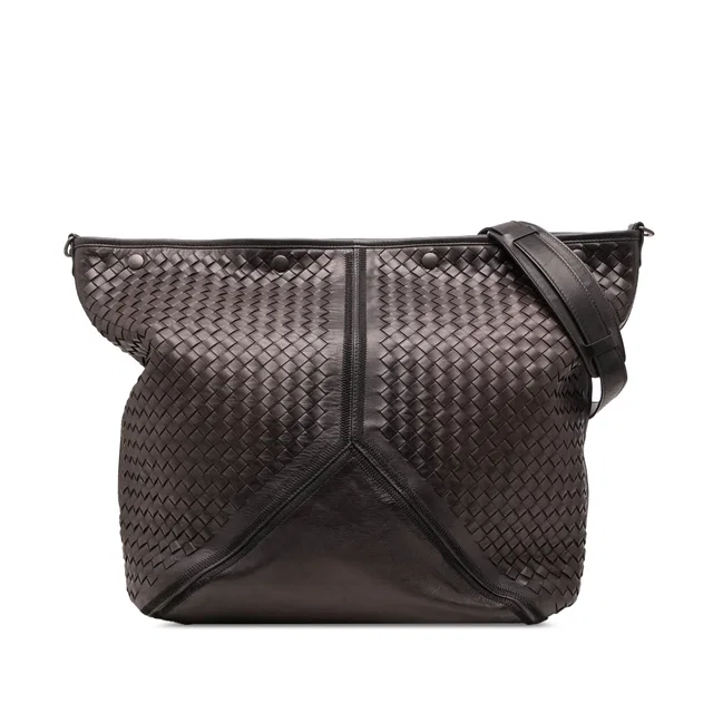 Brown Bottega Veneta Nappa Intrecciato Travel Bag in Brown Nappa leather from Designer Revival