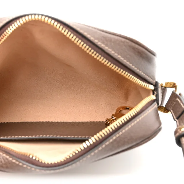 Gucci GG Supreme Monogram Web Mini Ophidia Shoulder Bag Brown in Brown Coated canvas from FASHIONPHILE, photo 5 of 11