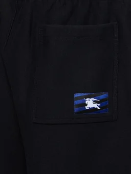 Burberry Shorts with elasticated waist in 100% Cotton, photo 4 of 5 from LUISAVIAROMA