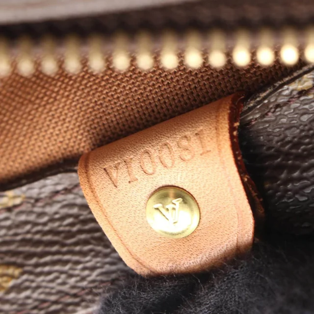Louis Vuitton Cabas Piano Monogram Coated Canvas Shoulder Bag in Brown Canvas from LuxUness, photo 5 of 10