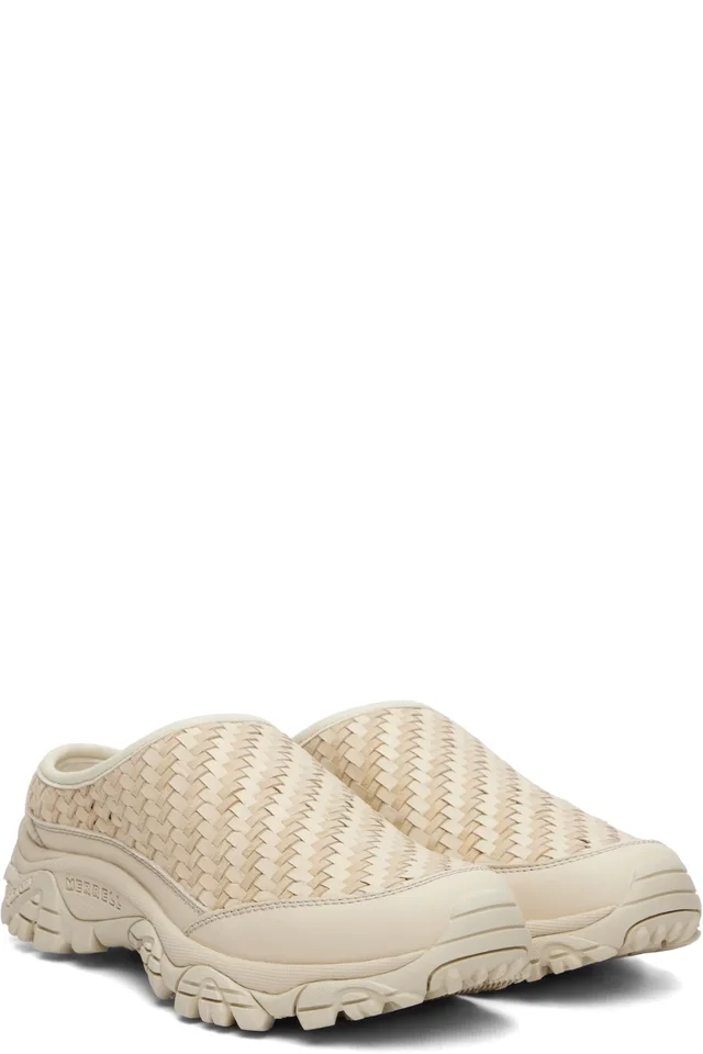 Merrell 1TRL Off-White Moab 2 Leather Slide Flats, photo 4 of 5 from SSENSE