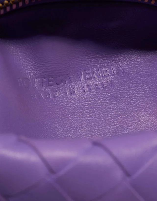 Bottega Veneta Jodie Mini Lamb Purple in Violet Lambskin from SACLÀB, photo 8 of 9