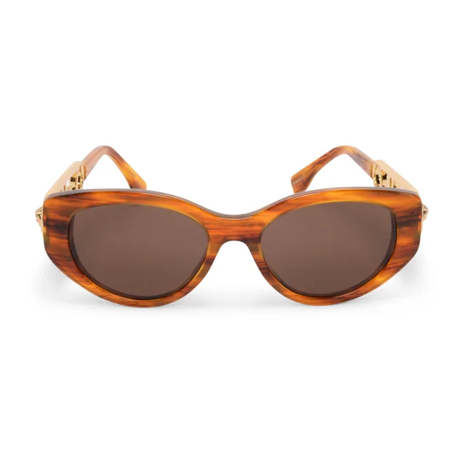 Fendi x Versace Honey Acetate Fendace V2 Sunglasses in Honey from Blue Spinach