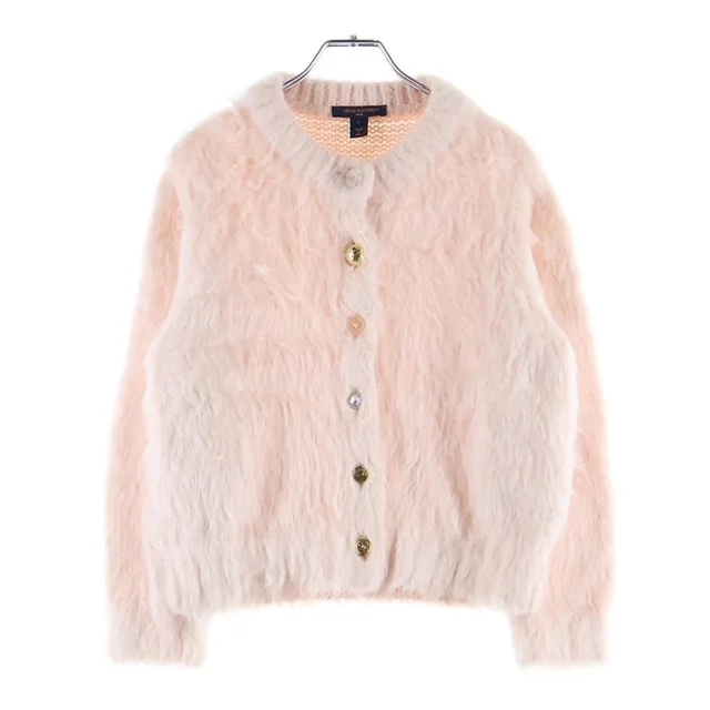 Louis Vuitton Cardigan Pink in Pink from The Reluxe