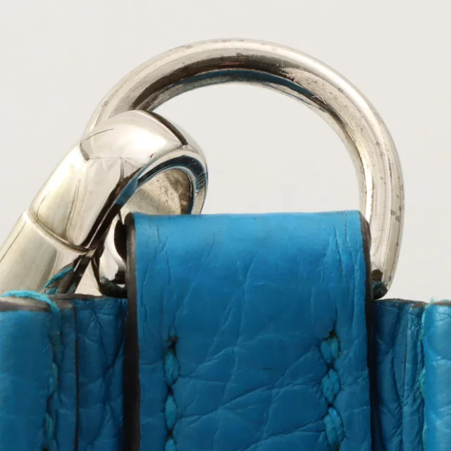 Hermès Evelyne TPM, 2017, Bleu Zanzibar in Blue Clemence leather from VINTAGE QOO TOKYO, photo 15 of 15