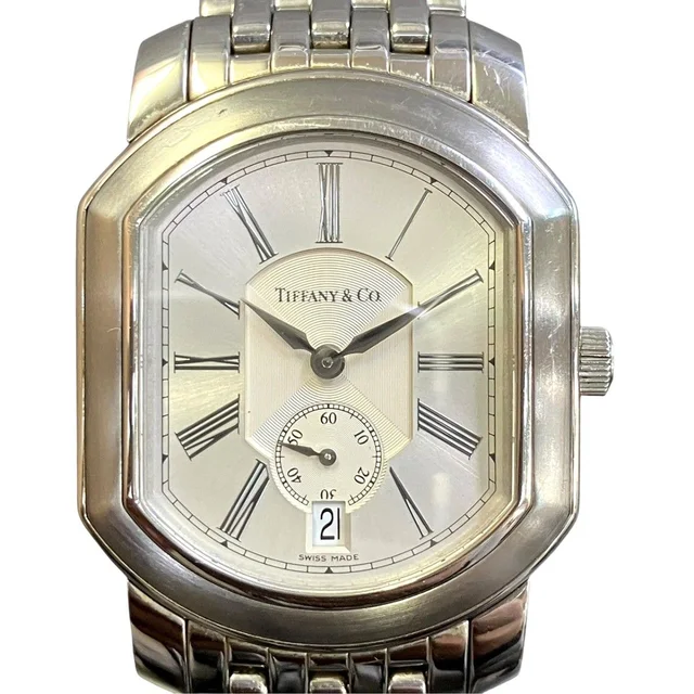 Tiffany & Co. Mark Coupe Watch SS Quartz Silver Dial in Silver from The Reluxe