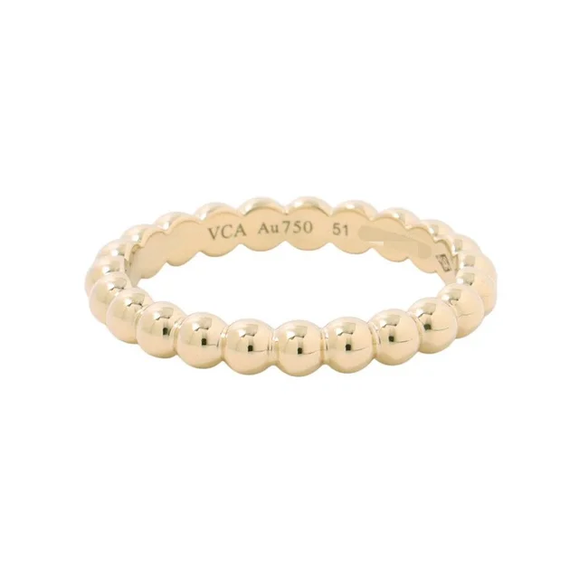 Van Cleef & Arpels Ring Perlee Gold Pearl 18K Yellow in Yellow from The Reluxe