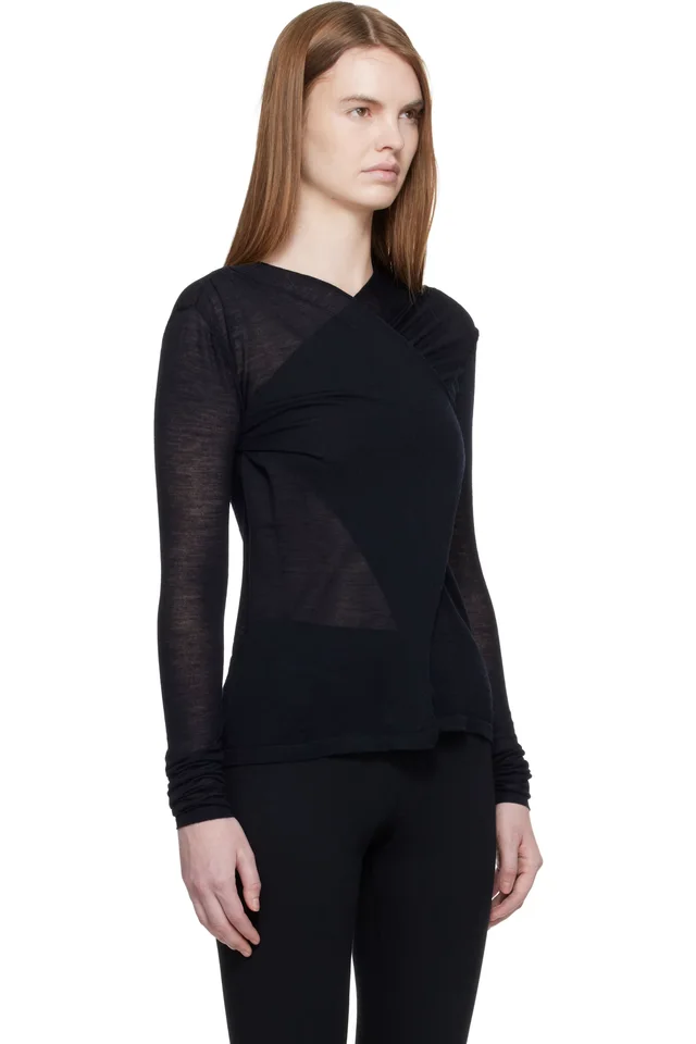 Paloma Wool Black Coeba Sweater, photo 2 of 4 from SSENSE