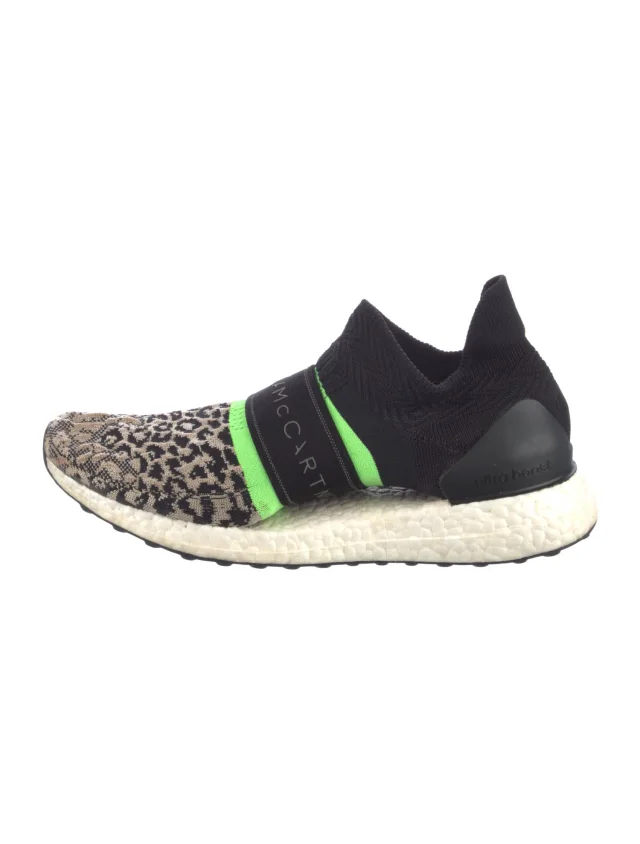 Stella McCartney Animal Print Athletic Sneakers in black from The RealReal