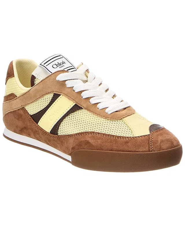 Chloé Kick Leather, Suede & Canvas Sneaker, image 1 of 1 from Rue La La