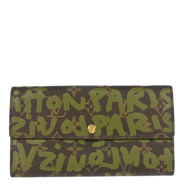 Louis Vuitton 2001 Monogram Graffiti Portefeuille Sarah Wallet M92188 in Canvas from AMORE Vintage Tokyo