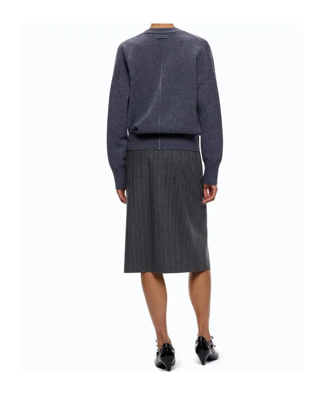 Pinko ribbed-trim V-neck cardigan, photo 4 of 5 from SENSER