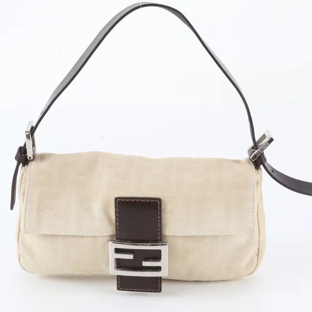 Fendi Zucca Mamma Bucket FF Leather Shoulder Bag in Leather from The Reluxe