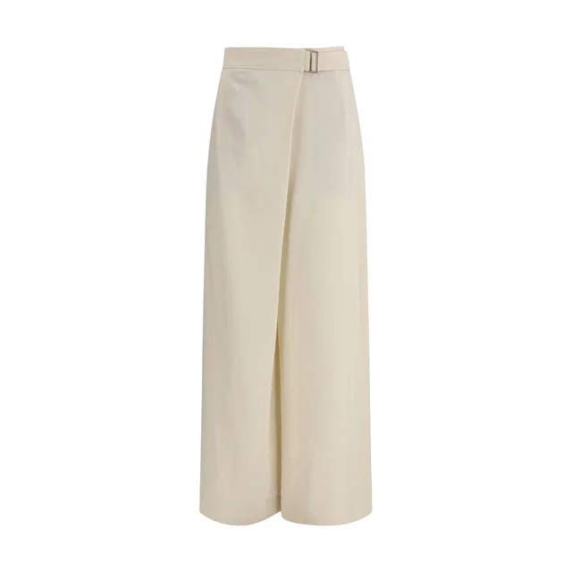 Brunello Cucinelli Beige Viscose Casual Pants in Beige from HEWI