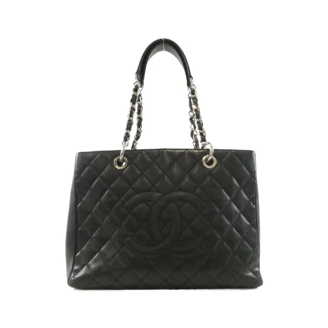 Chanel Shoulder Bag Black in Black Caviar leather from The Reluxe