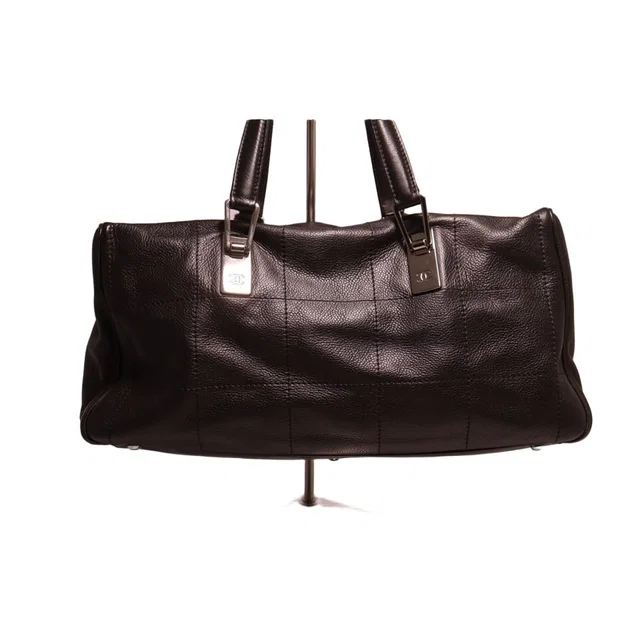 Chanel Choco Bar Handbag in Leather from The Reluxe