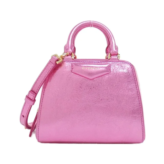 Givenchy ジバンシー アンティゴナ キューブ ナノ BB50ZUB1ZA バッグ in 621/RASPBERRY / GOLD(ゴールド)金具 from KOMEHYO