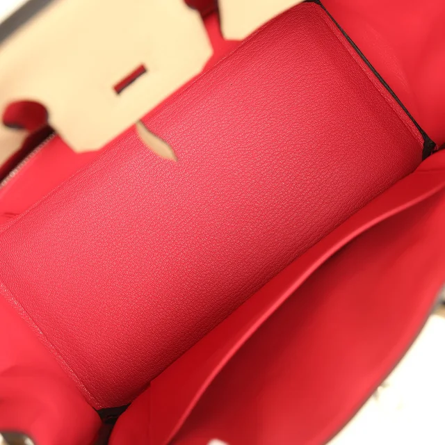 Hermès Birkin 25 Trench Verso Togo Palladium Hardware in Togo leather from Madison Avenue Couture, photo 8 of 9