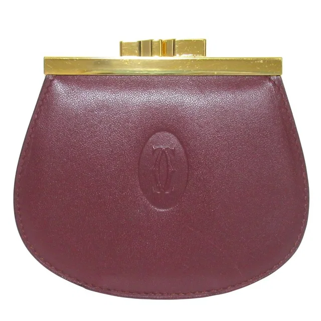 Cartier Must Line Leather Coin Case in Leather from LuxUness