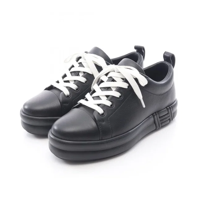 Hermès Sneakers Happy Leather in Leather from The Reluxe