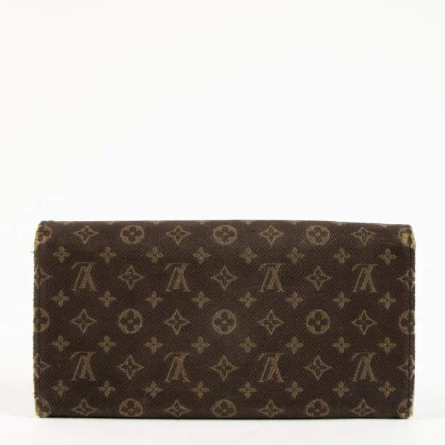 Louis Vuitton Ebene Monogam Mini Lin Speedy 30 + Sarah Wallet in Brown from Labellov, photo 6 of 6