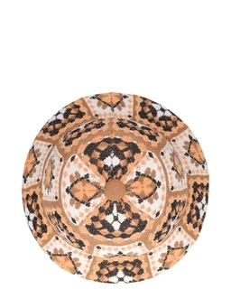 Kangol Geometric patterned bucket hat in 44% Modacrylic, 21% Polyester, 15% Acrylic, 100% Nylon, photo 6 of 6 from LUISAVIAROMA