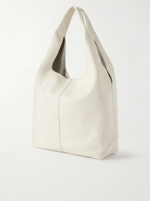 AMI PARIS Etienne leather shoulder bag - cream - One Size in Beige 100% Leather, photo 4 of 6 from NET-A-PORTER (Canada)
