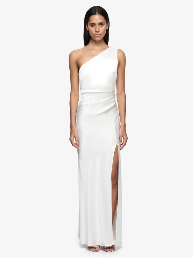 Bec&Bridge THE DREAMER ASYM DRESS - IVORY in White from BEC + BRIDGE, photo 1 of 1