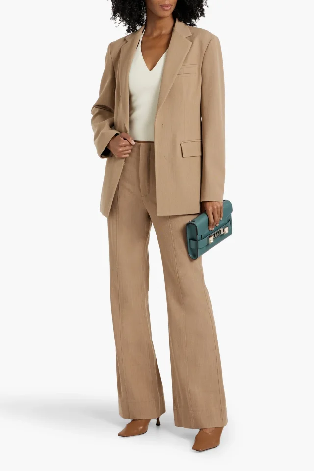 Proenza Schouler Laurie Wool-Blend Twill Blazer, photo 2 of 4 from THE OUTNET