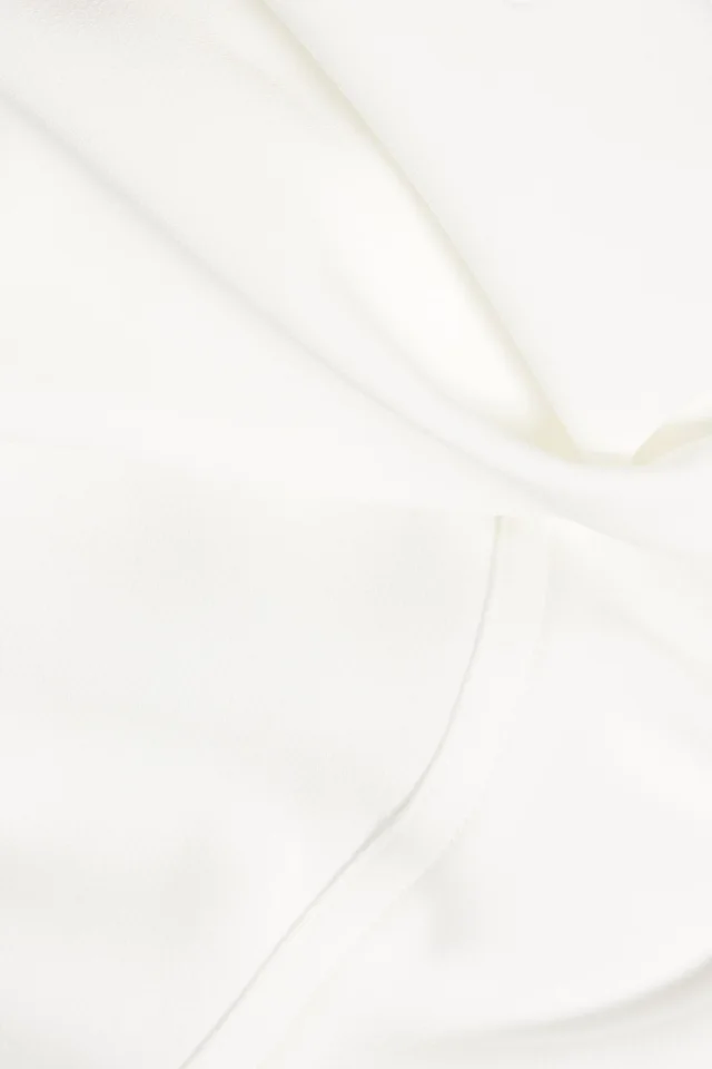 A.L.C. Off-the-Shoulder Pleated Cady Maxi Dress in White, photo 4 of 4 from THE OUTNET