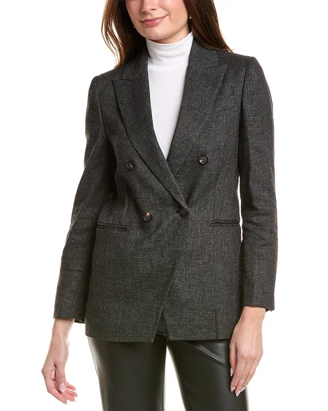 Brunello Cucinelli Linen & Wool-Blend Blazer, image 1 of 1 from Gilt